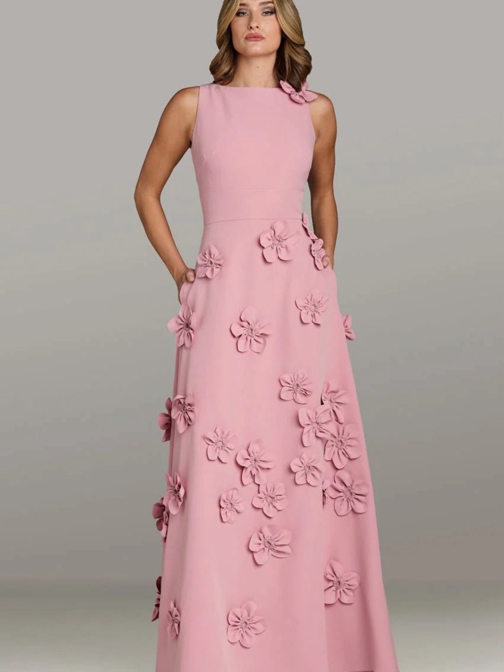 Gia Franco Evening Gown in ice pink